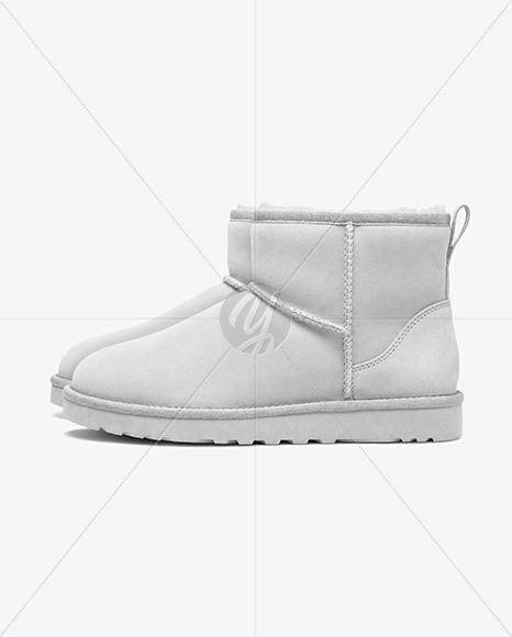 Pair of Women's UGG Boots Mockup