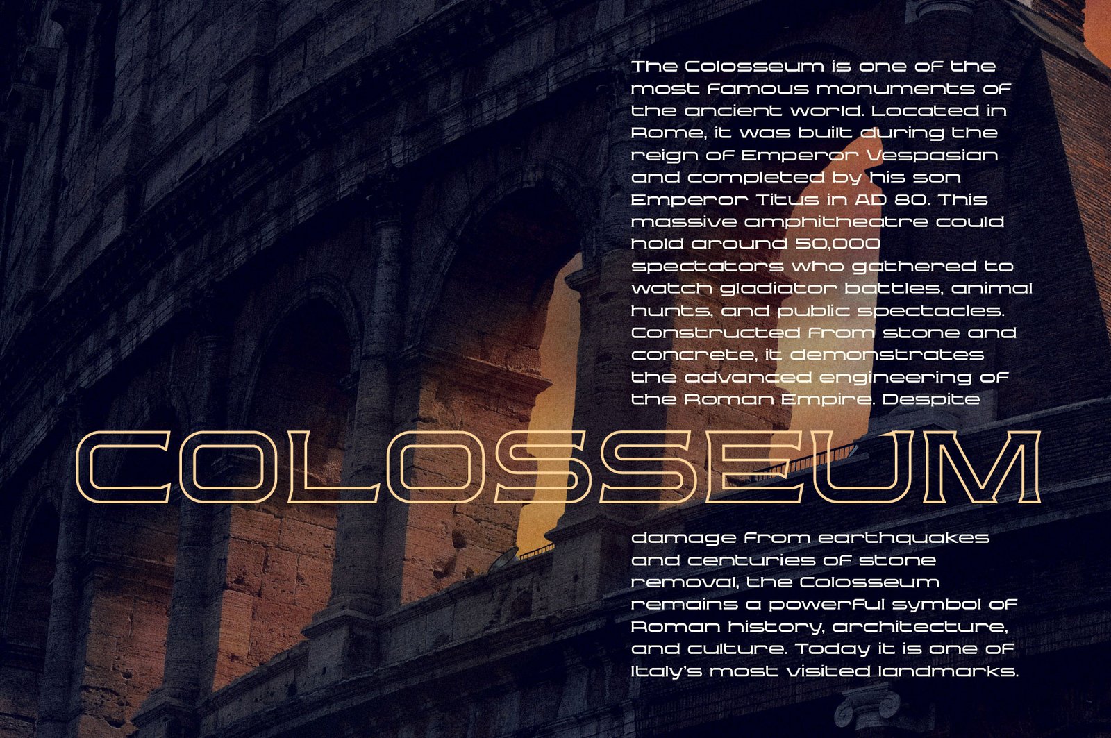 Proscenium Serif - A Widescreen Title Font Designed for Cinema