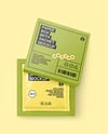 Kraft Box with Sachet Mockup