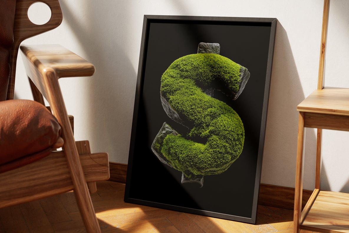 Moss on Rock Font