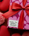 Gift Box with Hearts and Flowers Mockup