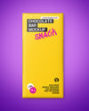 Matte Chocolate Bar Pack Mockup