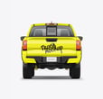 Pickup truck psd mockup