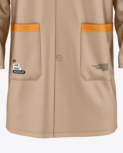 Lab Coat Mockup - Front View