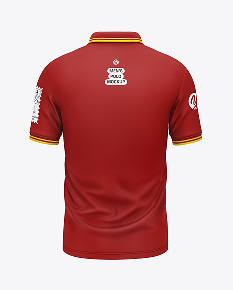 Men's Short Sleeve Polo Shirt Mockup - Premium PSD Mockups