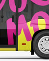 City Bus Mockup - Side View