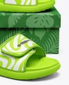 Slide Sandals with Box Mockup
