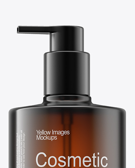 500ml Cosmetic Bottle Mockup