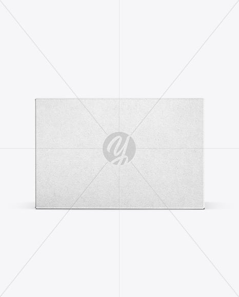 Kraft Box Mockup - Front View
