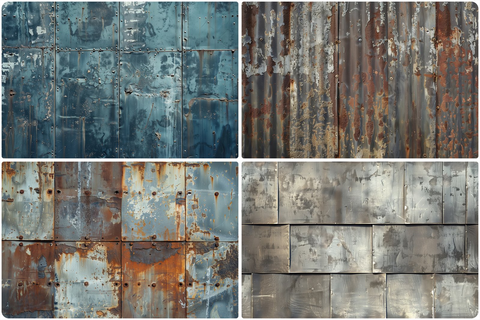 30 Metal Wall Texture Backgrounds