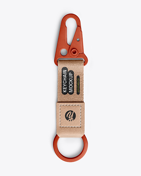 Strap Keychain Mockup