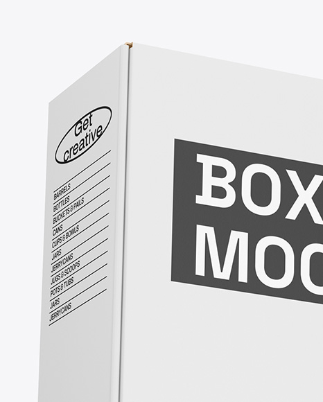 Paper Box Mockup