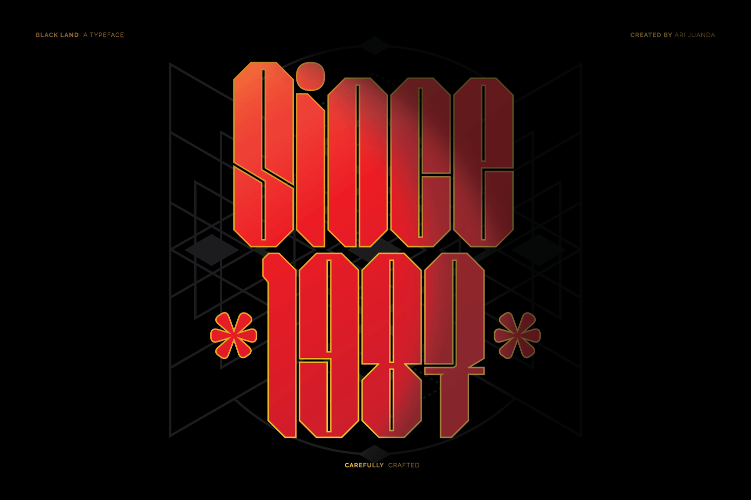 Black Land Font