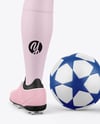 Soccer Kit w/ Mannequin Mockup - Back View