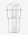 Clear Plastic Cup Mockup