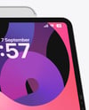 Two iPad Pro Mockup – Front & Back View