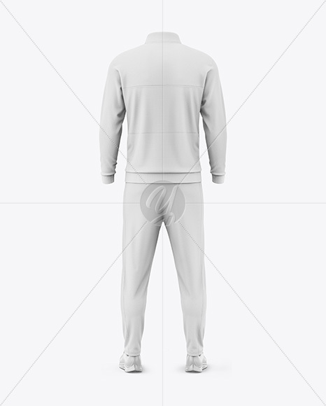 Men's Sport Suit Mockup - Back View