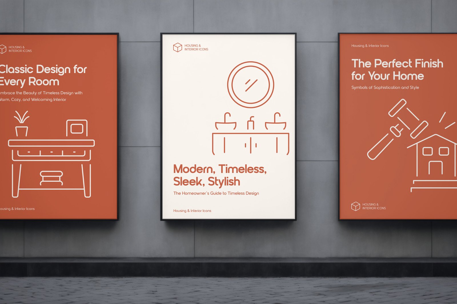 Housing and Interior Icons Set