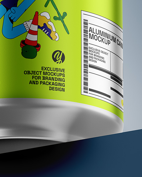 Aluminium Drink Can Mockup