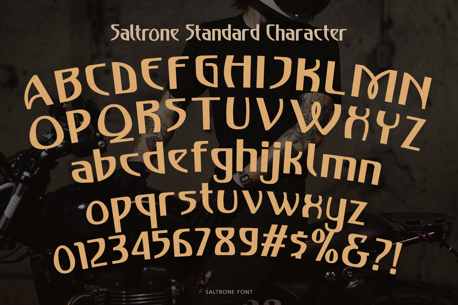 Saltrone Display Font