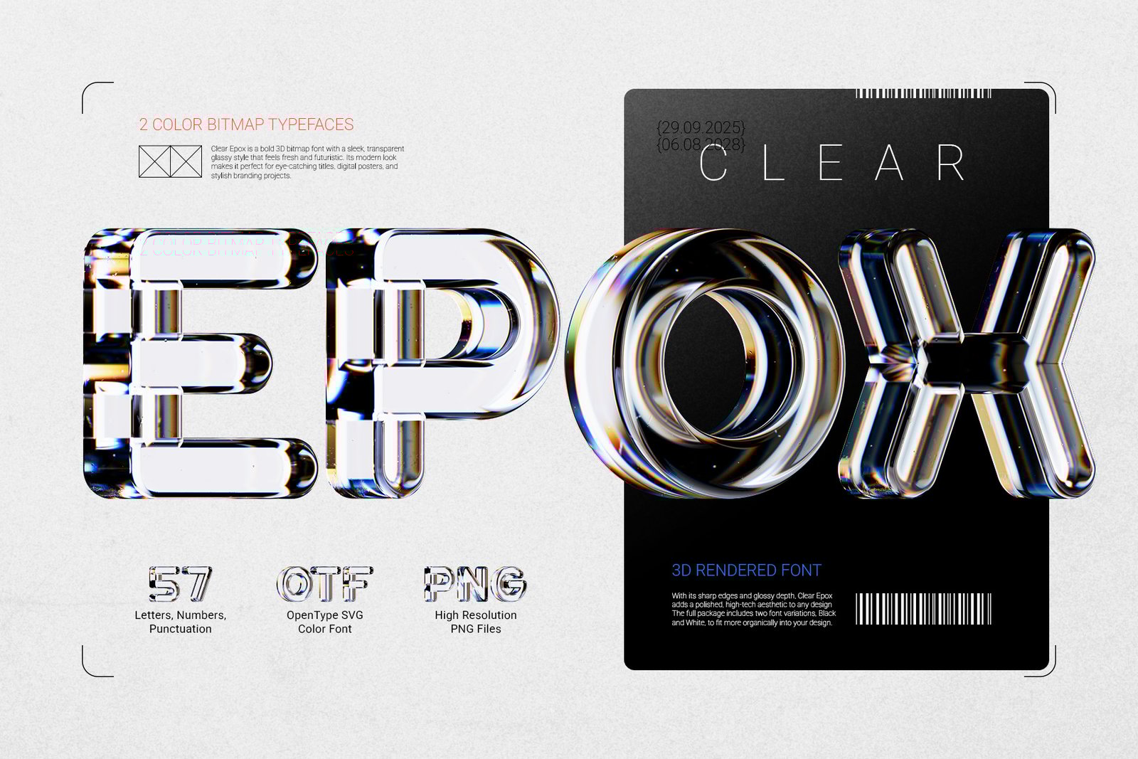 Clear Epox - Color Bitmap Font