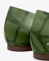 Pair of Leather Ballet Flats Mockup