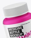 Matte Medicine Bottle Mockup