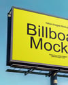 Billboard on the City Street Mockup