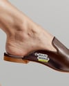 Pair of Mules on Woman's Legs Mockup