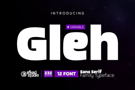 Gleh - Sans Serif Family Typeface - Fonts