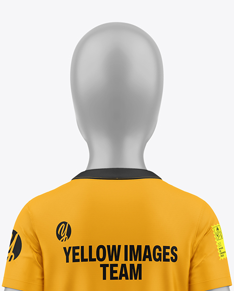 Kids Soccer Kit w/ Mannequin Mockup - Back view