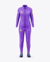 Women's Sport Suit Mockup - Front View