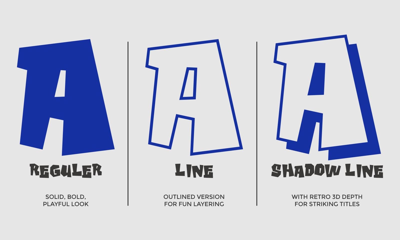 Fang Rift – Bold Blocky Display Font