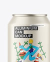 250ml Matte Aluminium Drink Can Mockup