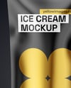 Glossy Ice Cream Package Mockup