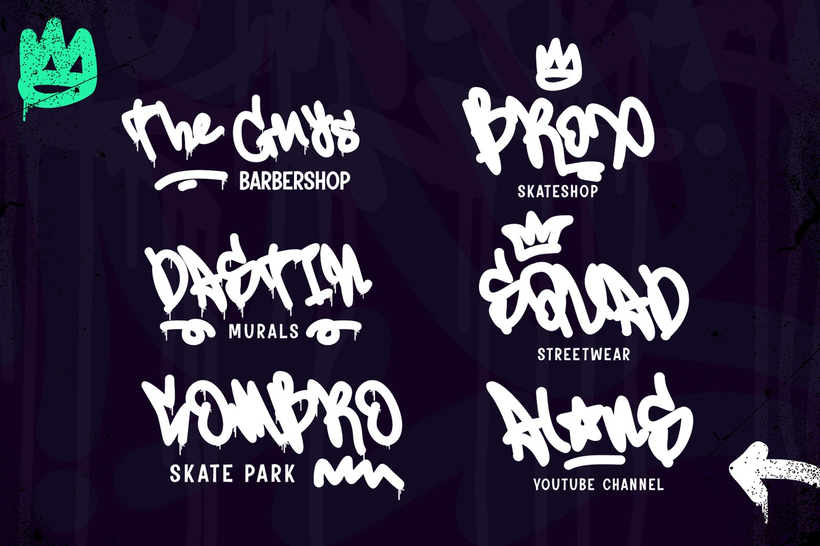 Misty Lines - A dripping Monoline Graffiti Font