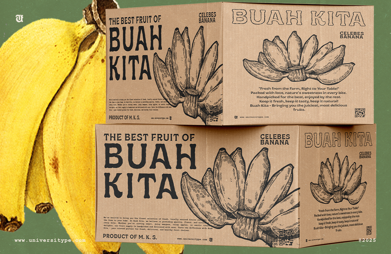 UT Ruganic - An Organic Display Font