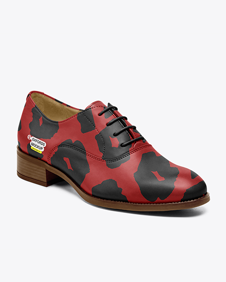 Women's Oxford Shoe Mockup