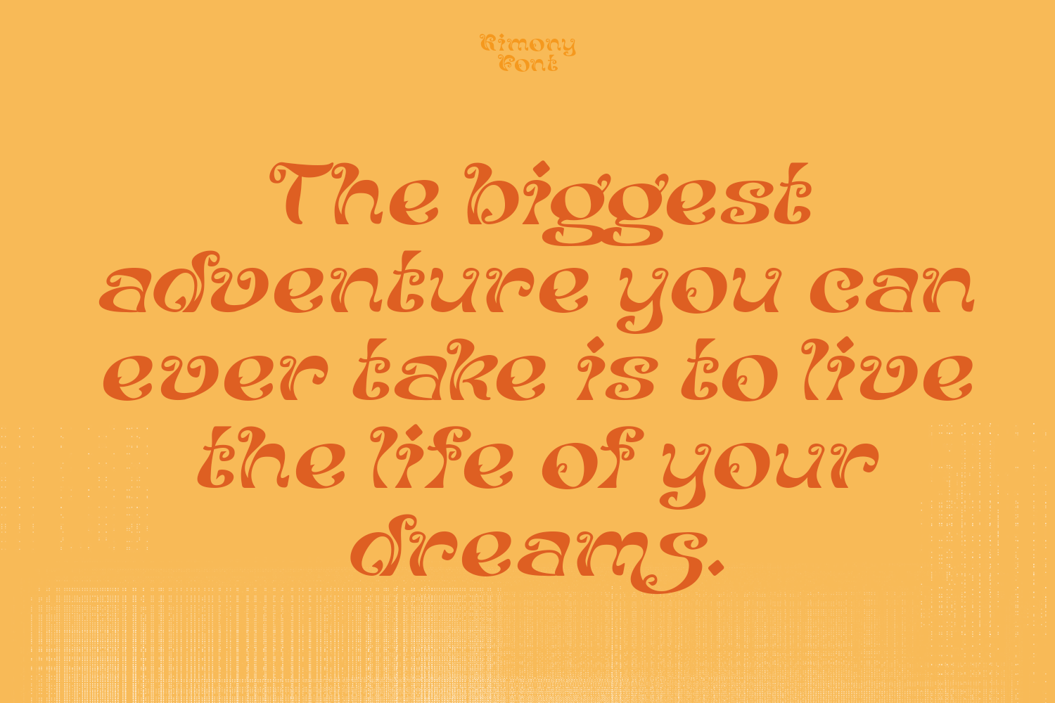 Kimony Bold Display Font