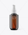 100ml Cosmetic Pump Bottle Mockup