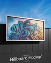 Billboard on the City Street Mockup