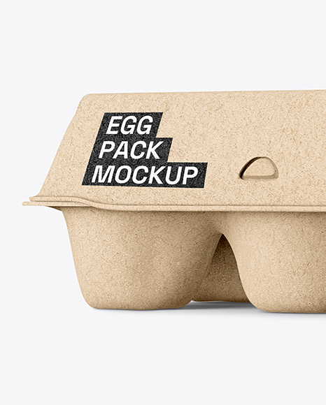 Egg Carton Packaging Mockup