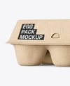 Egg Carton Packaging Mockup