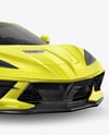 Sport Car Mockup - Front View