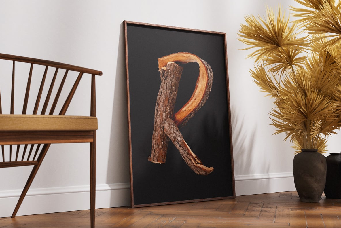Wooden Font