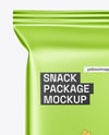 Metallic Snack Package Mockup