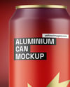 500ml Matte Aluminium Drink Can Mockup