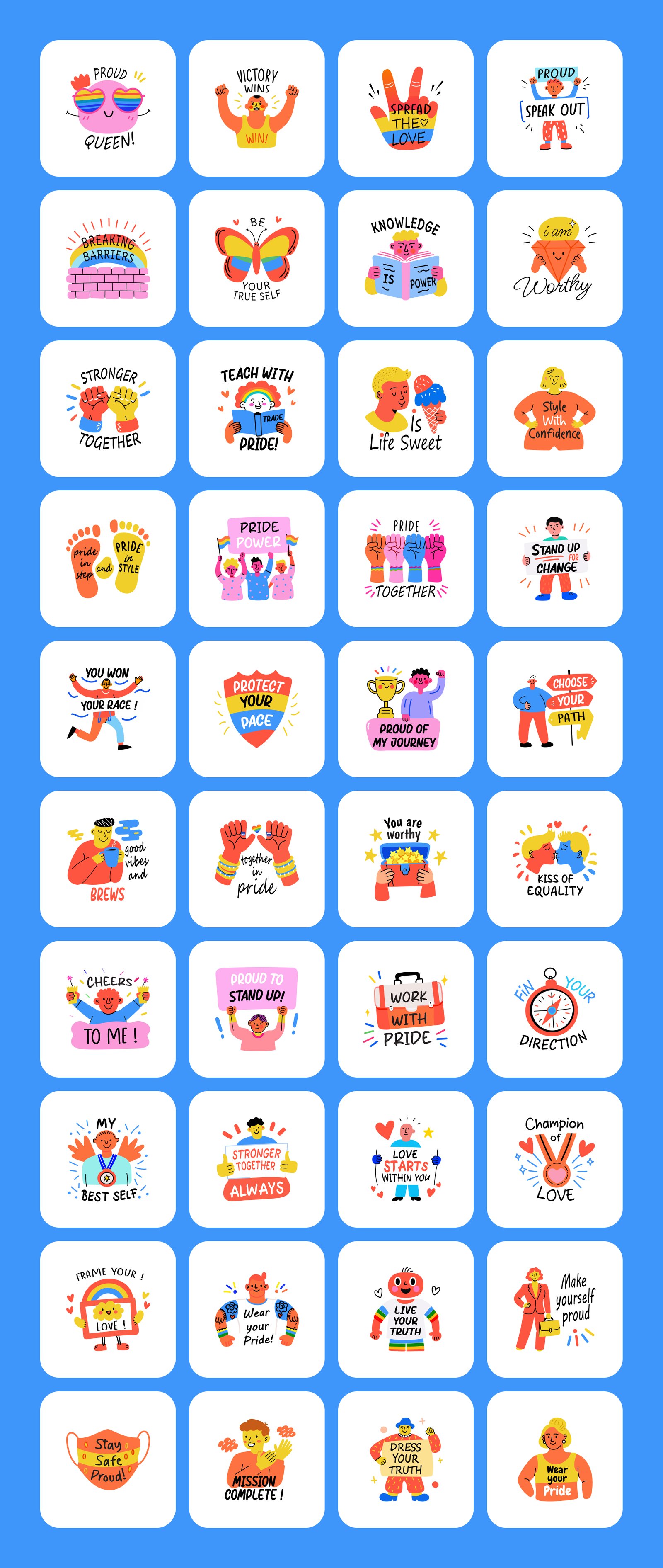 Pride Stickers Collection