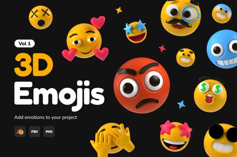 3D Emoji Icons - Express