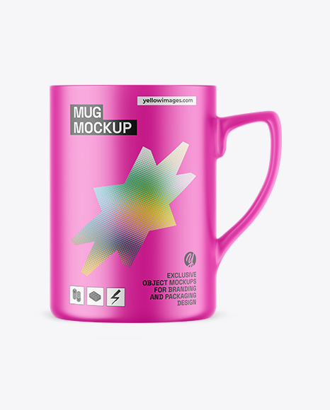Matte Mug Mockup - Coffee packaging mockup